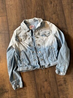 Justice Light Blue Denim Jacket